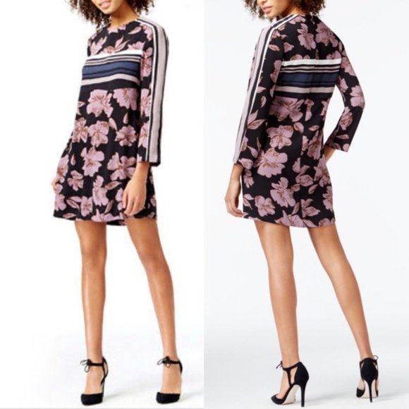 RACHEL Rachel Roy Dresses & Skirts - Rachel Roy Florentine Mixed Print Shift